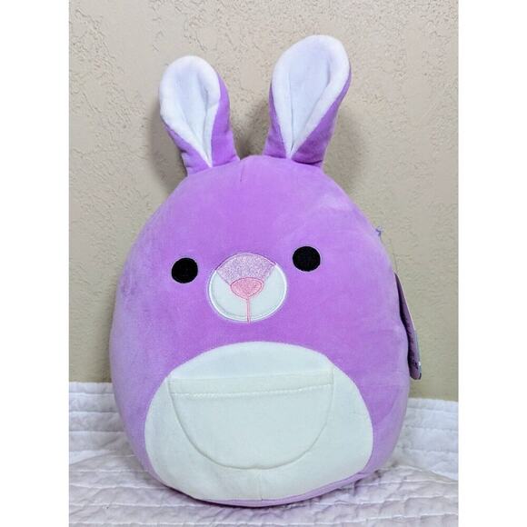 Squishmallows 10-Inch Kiki Purple Kangaroo - Medium-Sized Ultrasoft Official - Picture 9 of 9